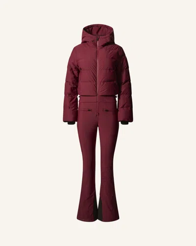 Perfect Moment Polar Flare Down Ski Suit Xl In Red