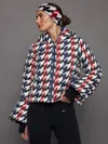 Perfect Moment Polar Flare Ii Jacket In Houndstooth