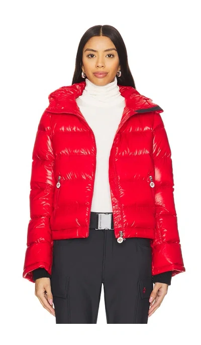 Perfect Moment Polar Flare Jacket In Red Lakke
