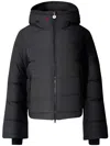 Perfect Moment Polar Flare Down Jacket Xl In Black