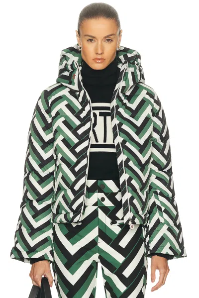 Perfect Moment Polar Flare Ski Jacket Iii In Green