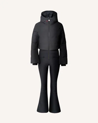 Perfect Moment Polar Flare Ski Suit L In Black