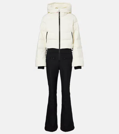 Perfect Moment Polar Flare Ski Suit In White