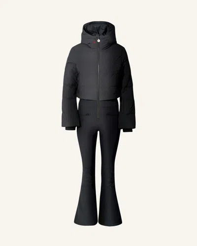 Perfect Moment Polar Flare Ski Suit Xl In Black
