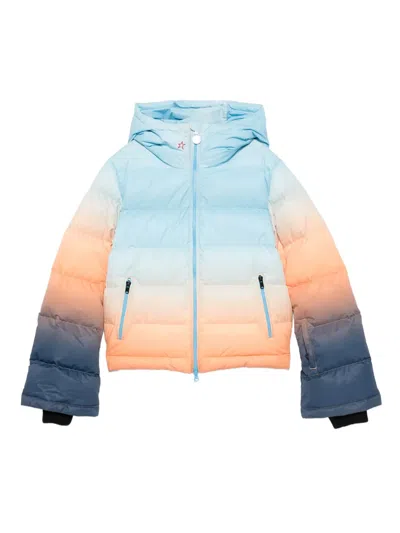Perfect Moment Polar Flare Down Jacket Xl In Blue