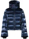 Perfect Moment Polar Flare Down Jacket L In Blue