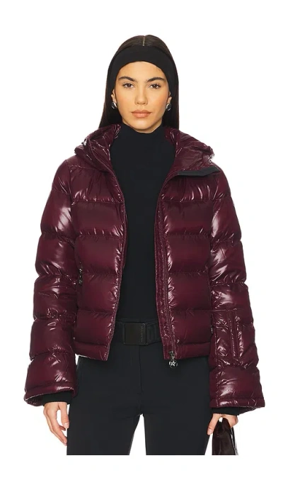 Perfect Moment Polar Ski Jacket In Burgundy