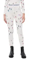 Perfect Moment Printed Base Layer Leggings Dede Ski Print In White