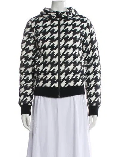 Pre-owned Perfect Moment Printed Bomber Jacket In White