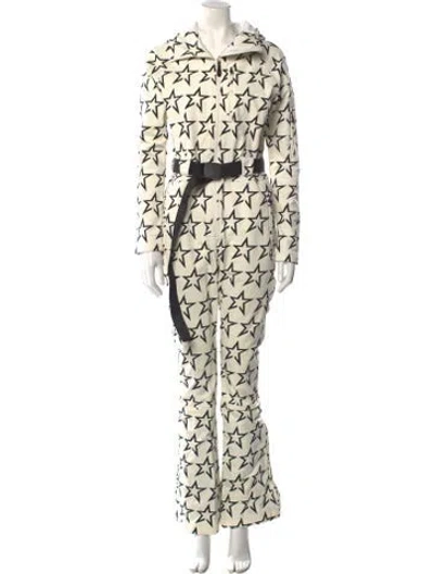Pre-owned Perfect Moment Printed Jumpsuit In Neutral