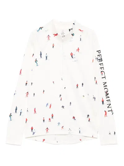 Perfect Moment Oberteil Mit Print In White