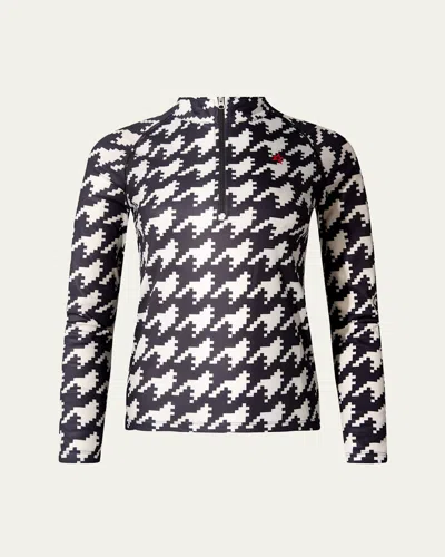 PERFECT MOMENT QUARTER-ZIP SKI BASE LAYER