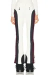 Perfect Moment Queenie Mid Rise Stripe Pant In Antique White