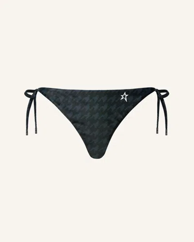 Perfect Moment Salinas Bikini Bottom Xl In Black-houndstooth