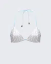 Perfect Moment Salinas Bikini Top L In White
