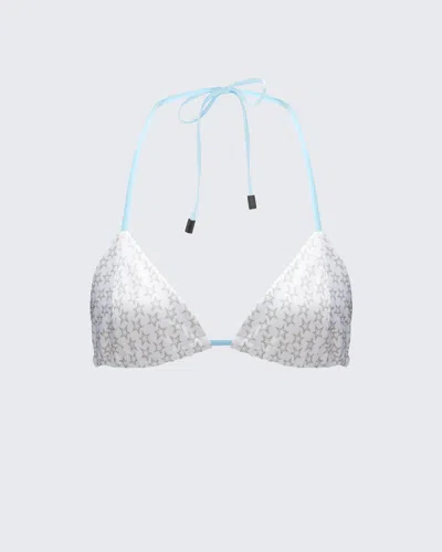 Perfect Moment Salinas Bikini Top L In White