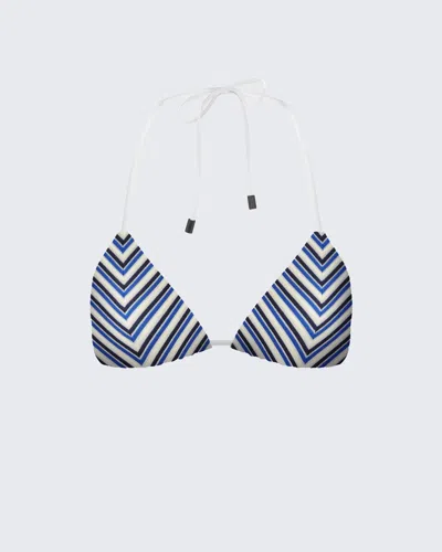 Perfect Moment Salinas Bikini Top In Navy