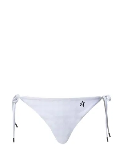 PERFECT MOMENT SALINAS HOUNDSTOOTH-PATTERN BIKINI BOTTOMS