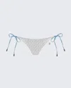 Perfect Moment Salinas Side-tie Bikini Bottom M In White
