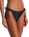 Perfect Moment Salinas String Bikini Bottom In Black