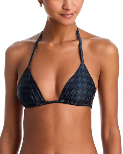Perfect Moment Salinas Triangle Bikini Top In Black