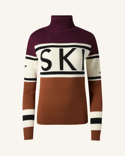 Perfect Moment Schild Merino Wool Sweater In Brown