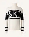Perfect Moment Schild Merino Wool Sweater Xs In White