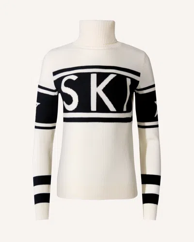 Perfect Moment Schild Merino Wool Sweater Xs In White