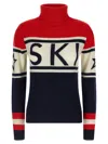 Perfect Moment Schild Merino Wool Sweater Xl In Multi