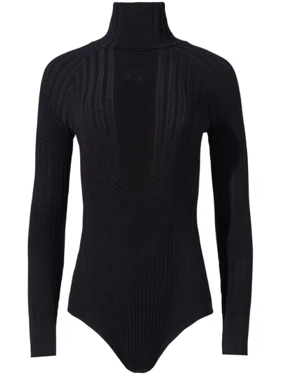 Perfect Moment Seamless Bodysuit L In Black