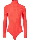 Perfect Moment Seamless Bodysuit Xs In Orange