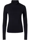 Perfect Moment Seamless Hooded Base Layer Top Xl In Black