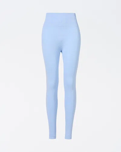 Perfect Moment Seamless Thermal Legging In Bluebird-blue