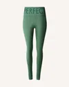 Perfect Moment Seamless Thermal Leggings In Green