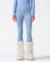 Perfect Moment Seamless Thermal Legging Xs In Bluebird-blue