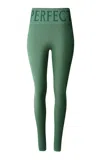 Perfect Moment Seamless Thermal Leggings In Green