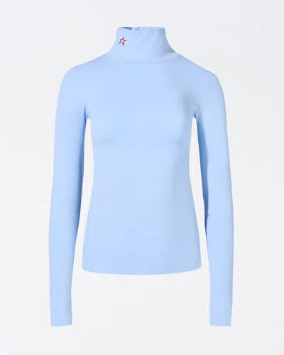 Perfect Moment Seamless Thermal Top L In Blue
