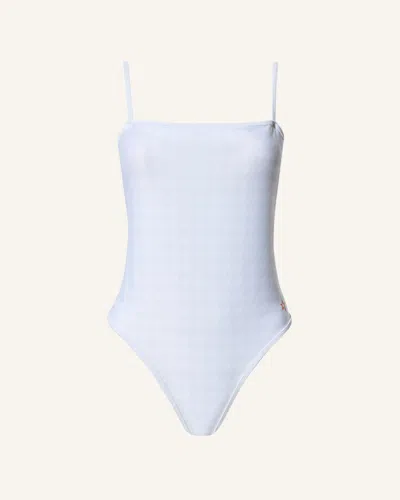 Perfect Moment Serra Houndstooth Swimsuit L In White