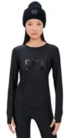 Perfect Moment Ski Crew Baselayer Top Black In Black