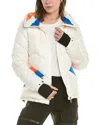 Perfect Moment Ski Duvet Down Jacket Xl In Multi