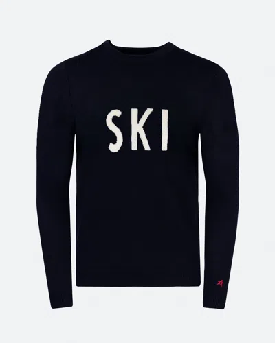 Perfect Moment Ski Merino Wool Sweater In Navy