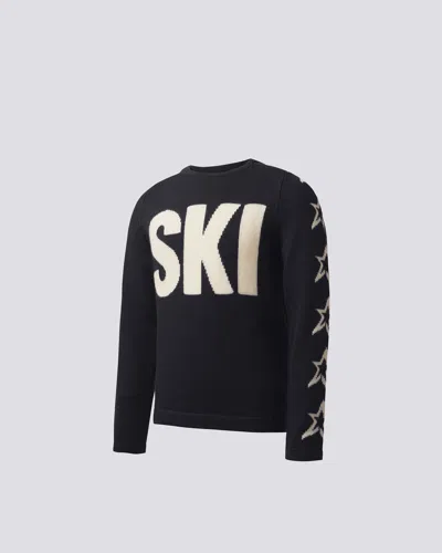 Perfect Moment Ski Merino Wool Sweater Y8 In Black
