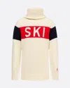 Perfect Moment Ski Merino Wool Turtleneck In White