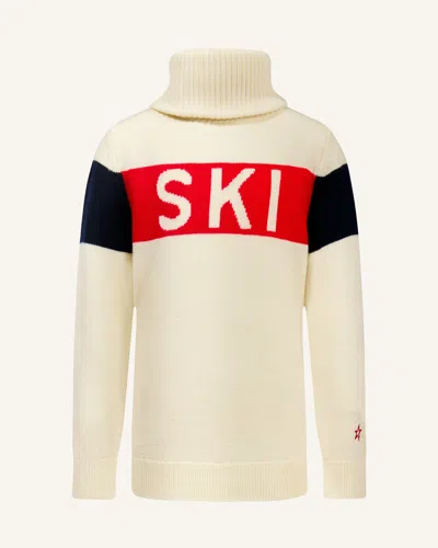Perfect Moment Ski Merino Wool Turtleneck Y10 In White