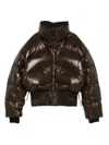 Perfect Moment Auretta Down Bomber Jacket L In Brown