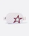Perfect Moment Star Belt Bag Onesize In Antique-white