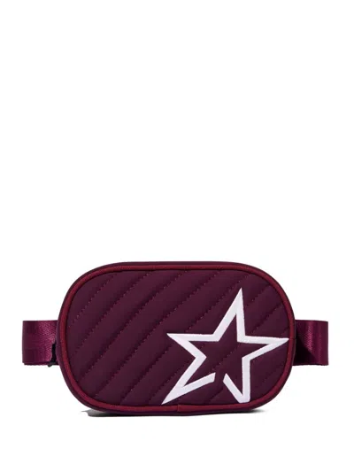 Perfect Moment Star Belt Bag In Burgundy