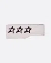 Perfect Moment Star Merino Wool Headband Onesize In White
