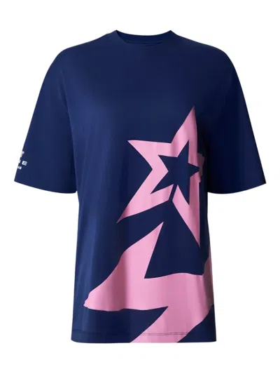 Perfect Moment Star-print T-shirt In Blue