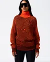 Perfect Moment Star Turtleneck Xl In Orange